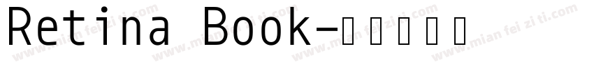 Retina Book字体转换